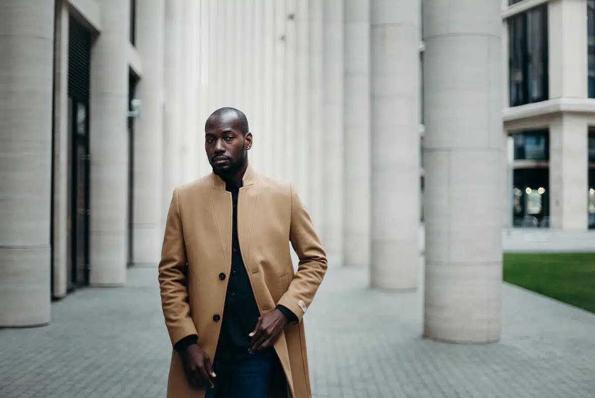 homme manteau