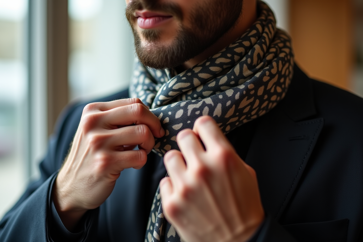 foulard élégant